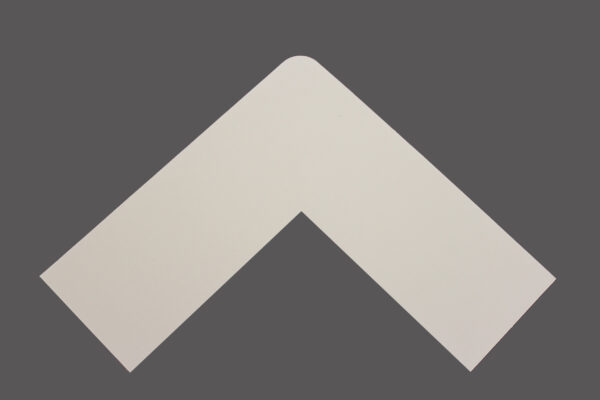 Acid Free Cream mat board corner sample