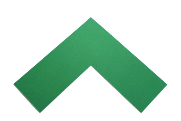 Acid Free Lakeland Green mat board corner sample