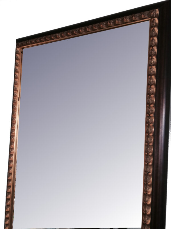 Italian Designer Gold Mirror Italian designer mirror with an ornate gold frame