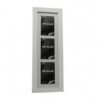 White Frame with 3 landscape windows