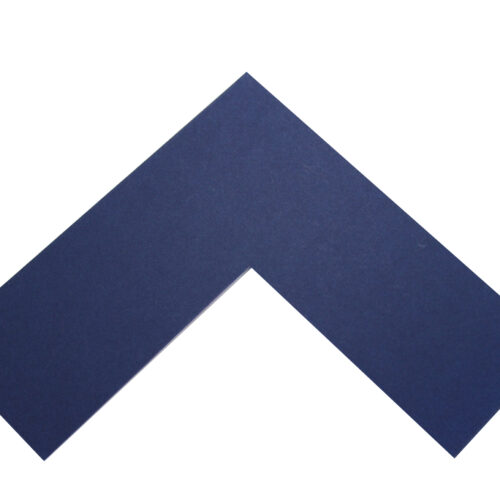 Acid Free Ocean Blue Mat Board Acid Free Ocean Blue mat board corner sample