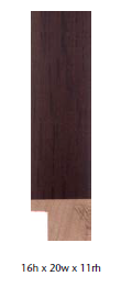 Brown Photo Frame- Chocolate Stain