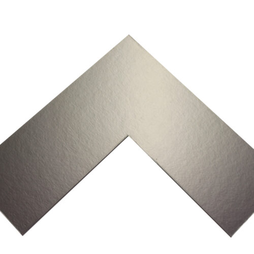 Acid Free Silver Mat Board Acid Free Silver mat board corner sample