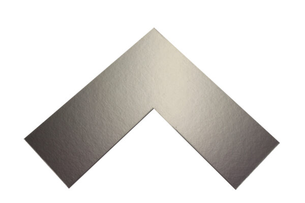 Acid Free Silver mat board corner sample