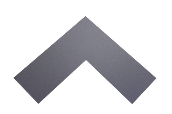 Acid Free Terrazzo Grey mat board corner sample