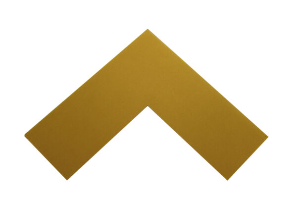 Acid Free Alloa Gold mat board corner sample