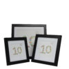 Simple Black SQB Photo Frame Set Three simple black SQB photo frames