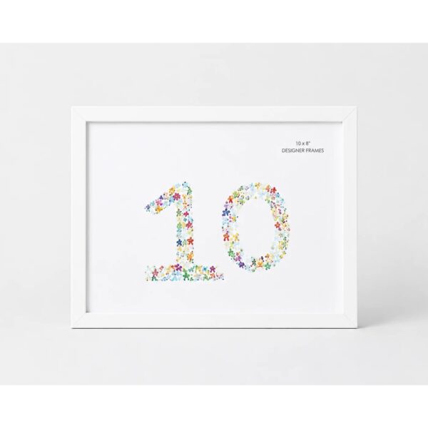 Landscape white box frame