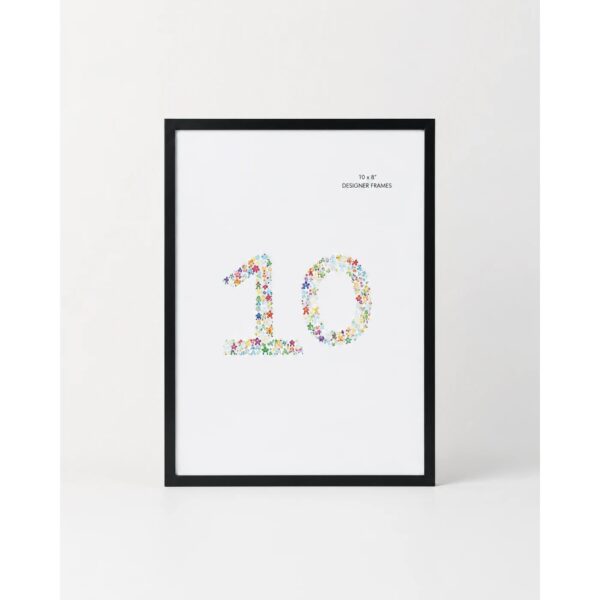 Large portrait black box frame