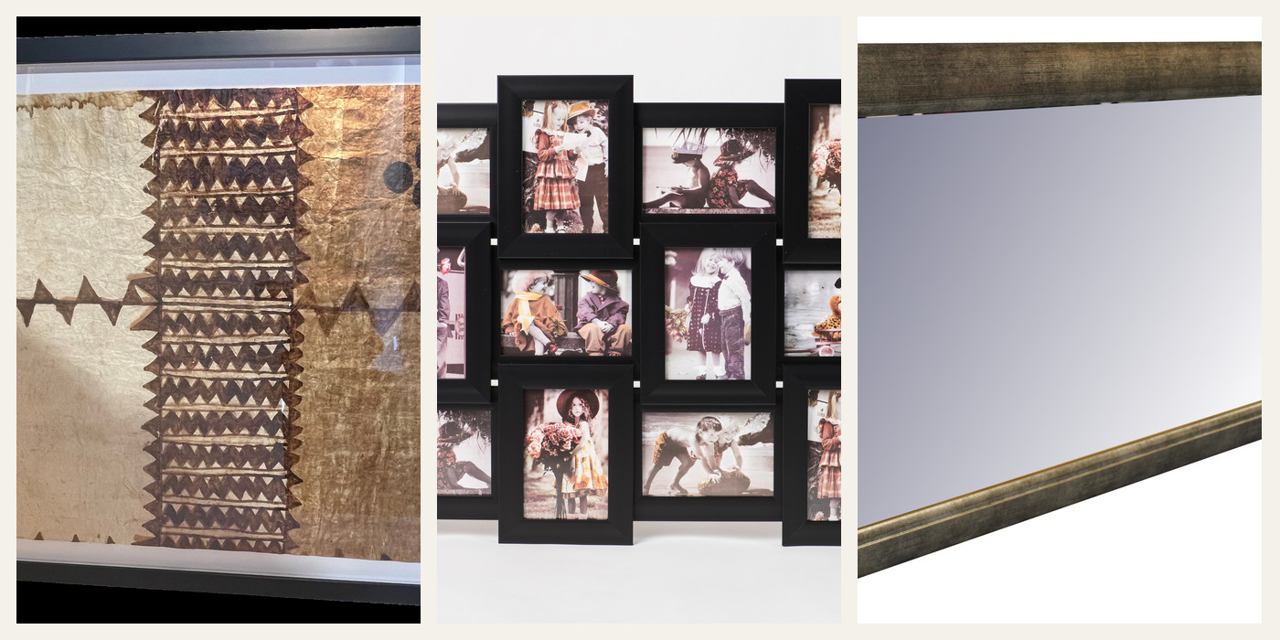 Creative framing examples from Designer Frames
